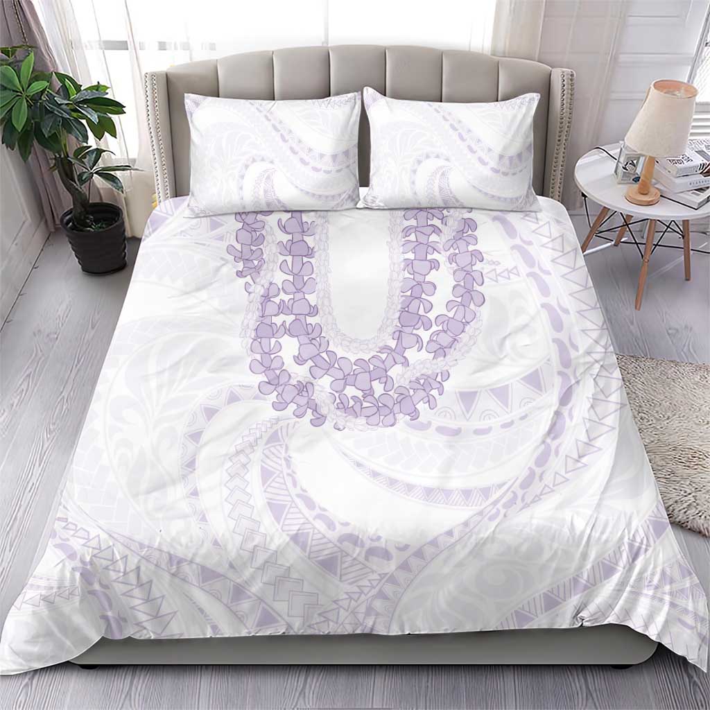Aloha Lei Onaona Bedding Set Purple Hawaiian Tribal Pattern