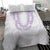 Aloha Lei Onaona Bedding Set Purple Hawaiian Tribal Pattern