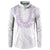 Aloha Lei Onaona Button Sweatshirt Purple Hawaiian Tribal Pattern