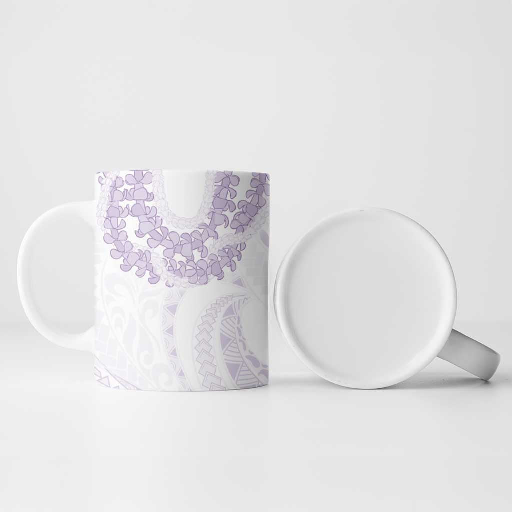 Aloha Lei Onaona Ceramic Mug Purple Hawaiian Tribal Pattern - Polynesian Pride