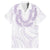 Aloha Lei Onaona Family Matching Long Sleeve Bodycon Dress and Hawaiian Shirt Purple Hawaiian Tribal Pattern
