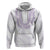 Aloha Lei Onaona Hoodie Purple Hawaiian Tribal Pattern