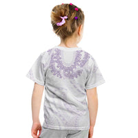 Aloha Lei Onaona Kid T Shirt Purple Hawaiian Tribal Pattern LT9 - Polynesian Pride