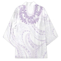 Aloha Lei Onaona Kimono Purple Hawaiian Tribal Pattern - Polynesian Pride