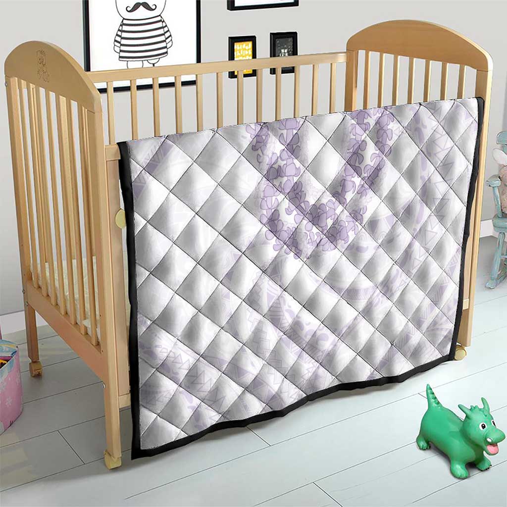 Aloha Lei Onaona Quilt Purple Hawaiian Tribal Pattern