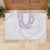 Aloha Lei Onaona Rubber Doormat Purple Hawaiian Tribal Pattern