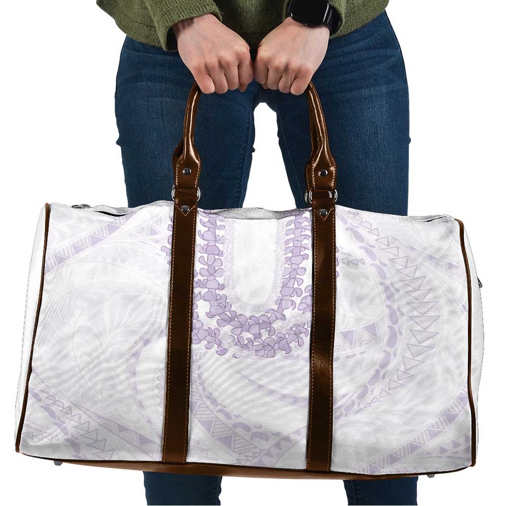 Aloha Lei Onaona Travel Bag Purple Hawaiian Tribal Pattern - Polynesian Pride