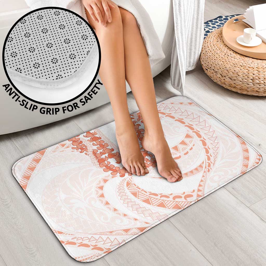 Aloha Lei Onaona Bathroom Set Red Hawaiian Tribal Pattern - Polynesian Pride