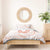 Aloha Lei Onaona Bedding Set Red Hawaiian Tribal Pattern
