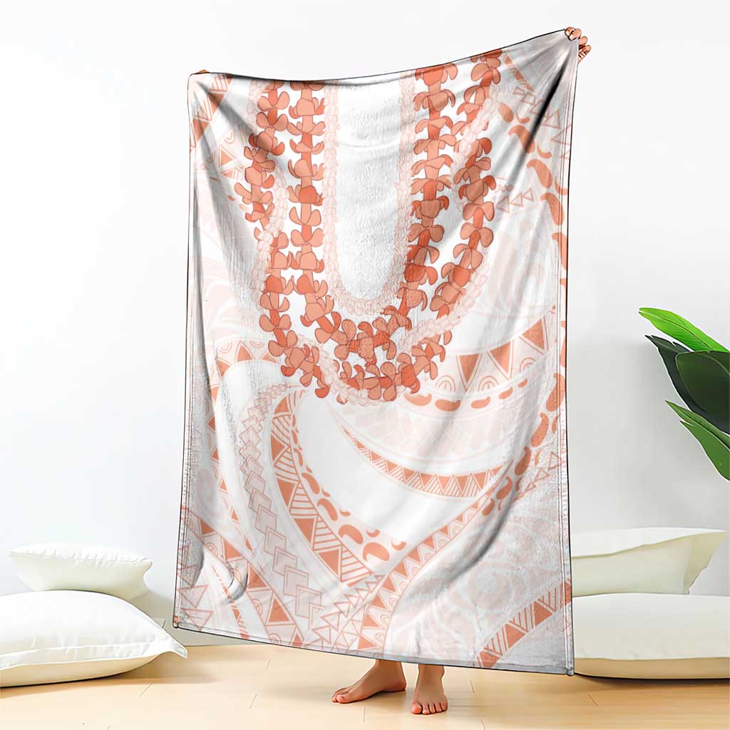 Aloha Lei Onaona Blanket Red Hawaiian Tribal Pattern