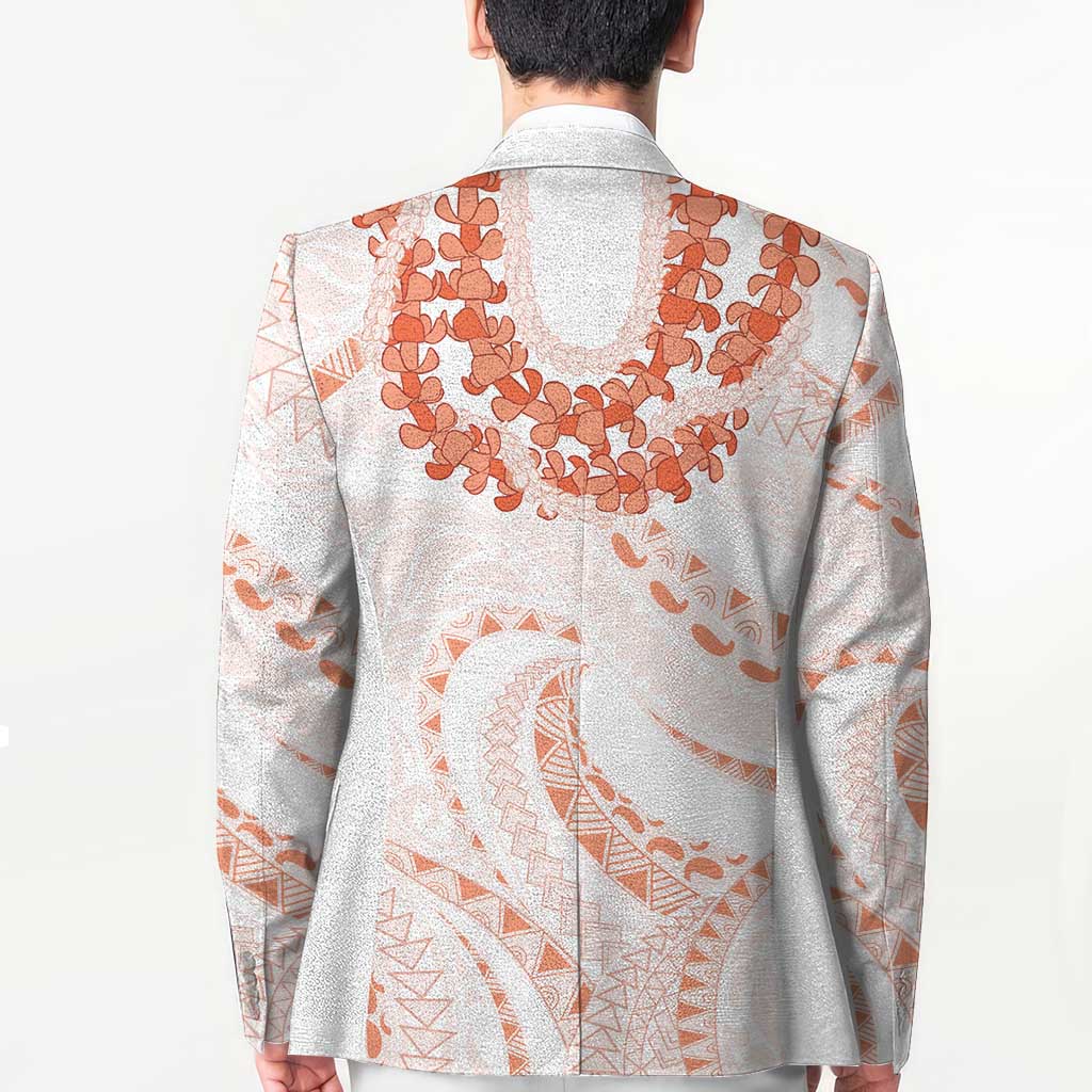 Aloha Lei Onaona Blazer Red Hawaiian Tribal Pattern - Polynesian Pride