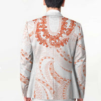 Aloha Lei Onaona Blazer Red Hawaiian Tribal Pattern - Polynesian Pride