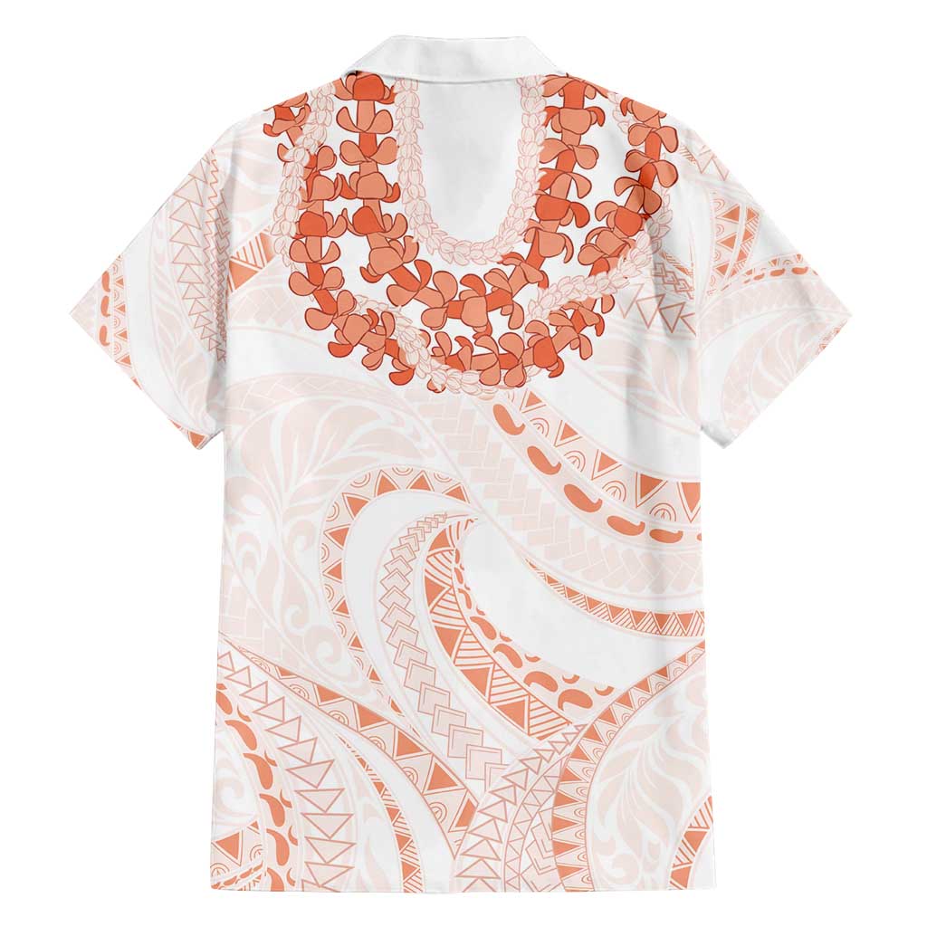 Aloha Lei Onaona Family Matching Long Sleeve Bodycon Dress and Hawaiian Shirt Red Hawaiian Tribal Pattern