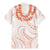 Aloha Lei Onaona Family Matching Mermaid Dress and Hawaiian Shirt Red Hawaiian Tribal Pattern