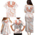 Aloha Lei Onaona Family Matching Puletasi and Hawaiian Shirt Red Hawaiian Tribal Pattern