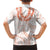 Aloha Lei Onaona Family Matching Short Sleeve Bodycon Dress and Hawaiian Shirt Red Hawaiian Tribal Pattern