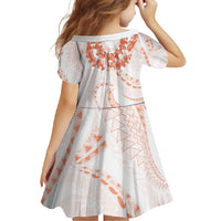 Aloha Lei Onaona Family Matching Short Sleeve Bodycon Dress and Hawaiian Shirt Red Hawaiian Tribal Pattern