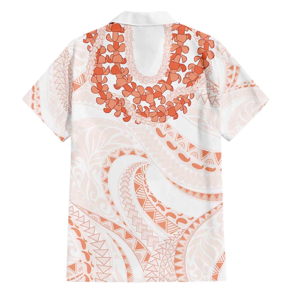 Aloha Lei Onaona Family Matching Short Sleeve Bodycon Dress and Hawaiian Shirt Red Hawaiian Tribal Pattern