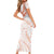 Aloha Lei Onaona Family Matching Short Sleeve Bodycon Dress and Hawaiian Shirt Red Hawaiian Tribal Pattern