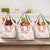 Aloha Lei Onaona Grocery Bag Red Hawaiian Tribal Pattern