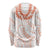 Aloha Lei Onaona Long Sleeve Shirt Red Hawaiian Tribal Pattern