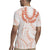 Aloha Lei Onaona Rugby Jersey Red Hawaiian Tribal Pattern