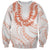 Aloha Lei Onaona Sweatshirt Red Hawaiian Tribal Pattern