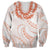 Aloha Lei Onaona Sweatshirt Red Hawaiian Tribal Pattern
