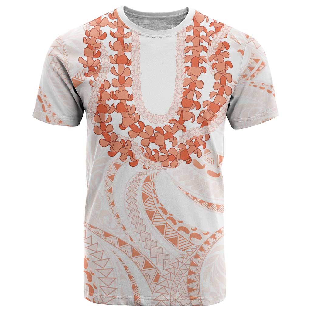 Aloha Lei Onaona T Shirt Red Hawaiian Tribal Pattern