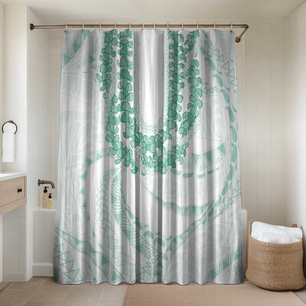 Aloha Lei Onaona Bathroom Set Sage Green Hawaiian Tribal Pattern - Polynesian Pride