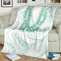 Aloha Lei Onaona Blanket Sage Green Hawaiian Tribal Pattern