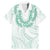 Aloha Lei Onaona Family Matching Mermaid Dress and Hawaiian Shirt Sage Green Hawaiian Tribal Pattern