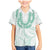 Aloha Lei Onaona Family Matching Mermaid Dress and Hawaiian Shirt Sage Green Hawaiian Tribal Pattern