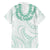 Aloha Lei Onaona Family Matching Summer Maxi Dress and Hawaiian Shirt Sage Green Hawaiian Tribal Pattern