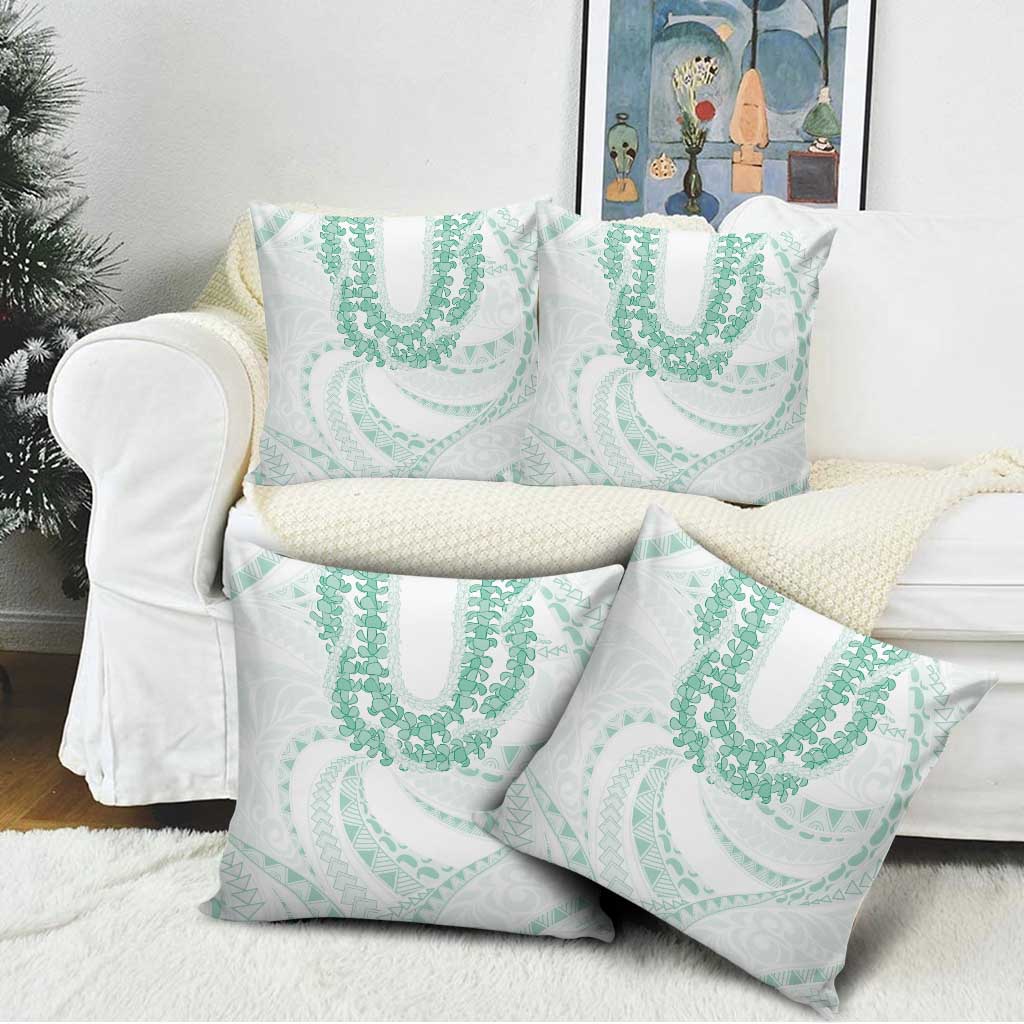 Aloha Lei Onaona Pillow Cover Sage Green Hawaiian Tribal Pattern - Polynesian Pride