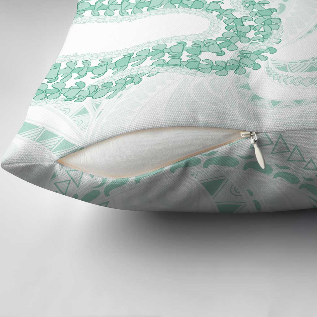 Aloha Lei Onaona Pillow Cover Sage Green Hawaiian Tribal Pattern - Polynesian Pride
