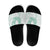 Aloha Lei Onaona Slide Sandals Sage Green Hawaiian Tribal Pattern - Polynesian Pride