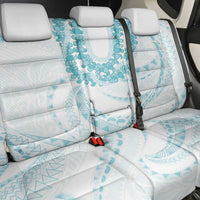 Aloha Lei Onaona Back Car Seat Cover Teal Hawaiian Tribal Pattern