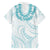 Aloha Lei Onaona Hawaiian Shirt Teal Hawaiian Tribal Pattern