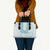 Aloha Lei Onaona Leather Bag Teal Hawaiian Tribal Pattern - Polynesian Pride