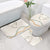 Aloha Lei Mikioi Bathroom Set Beige Polynesian Tribal Tatau Pattern - Polynesian Pride