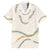 Aloha Lei Mikioi Family Matching Short Sleeve Bodycon Dress and Hawaiian Shirt Beige Polynesian Tribal Tatau Pattern