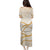 Aloha Lei Mikioi Family Matching Puletasi and Hawaiian Shirt Gold Polynesian Tribal Tatau Pattern