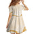 Aloha Lei Mikioi Family Matching Summer Maxi Dress and Hawaiian Shirt Gold Polynesian Tribal Tatau Pattern