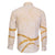 Aloha Lei Mikioi Family Matching Summer Maxi Dress and Hawaiian Shirt Gold Polynesian Tribal Tatau Pattern