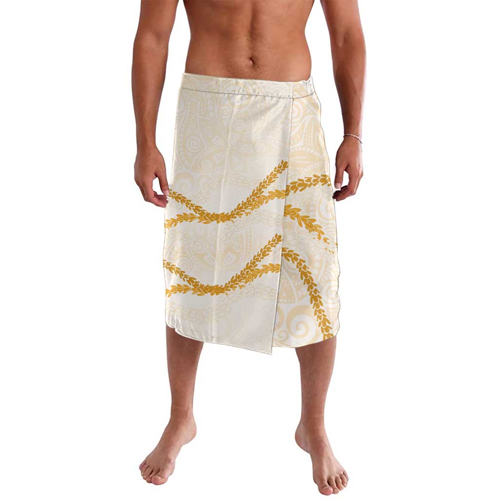 Aloha Lei Mikioi Lavalava Gold Polynesian Tribal Tatau Pattern