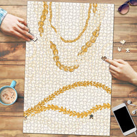 Aloha Lei Mikioi Puzzle Gold Polynesian Tribal Tatau Pattern - Polynesian Pride