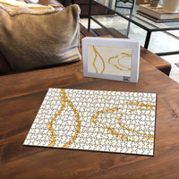 Aloha Lei Mikioi Puzzle Gold Polynesian Tribal Tatau Pattern - Polynesian Pride