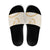 Aloha Lei Mikioi Slide Sandals Gold Polynesian Tribal Tatau Pattern - Polynesian Pride