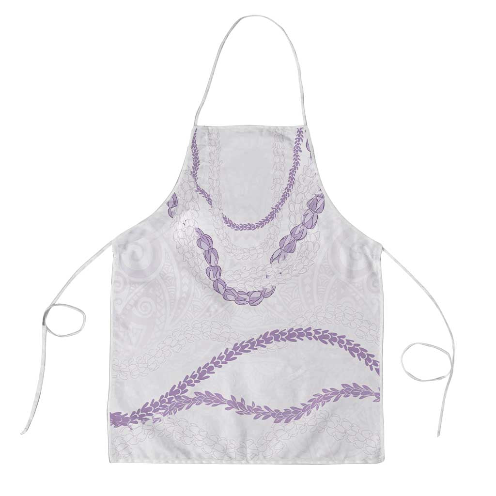 Aloha Lei Mikioi Apron Purple Polynesian Tribal Tatau Pattern - Polynesian Pride